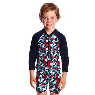 Feeding Frenzy Toddler Boy's Go Jump Suit