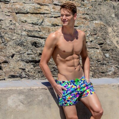 Crazy Cracks Men's Shorty Shorts Short