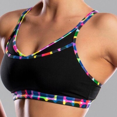 Inked Ladies Strap In Sports Top