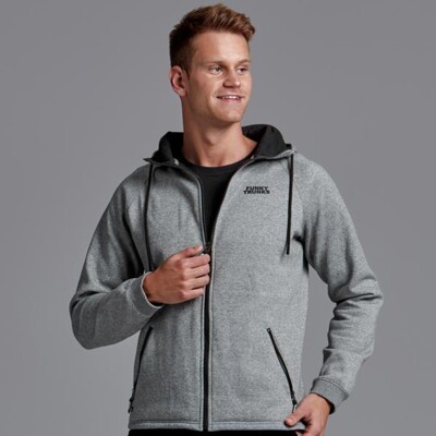 Grey Man Men's Zip & Tuck Hoodie