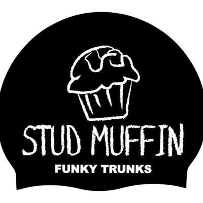 Stud Muffin  Silicone Swimming Cap