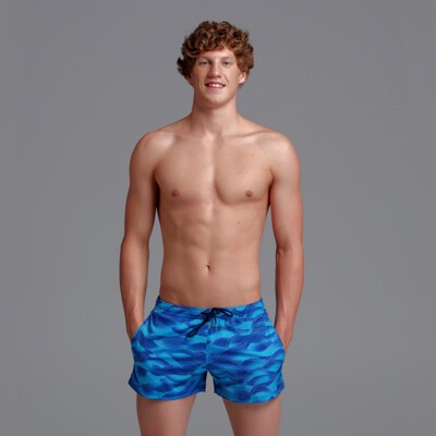 Funky Trunks Shorty Shorts Beach Short Code Red | Mens Beachwear