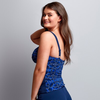 Reflection Point Ladies Ruched Tankini
