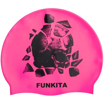 Swim Skull  Silicone Swimming Cap