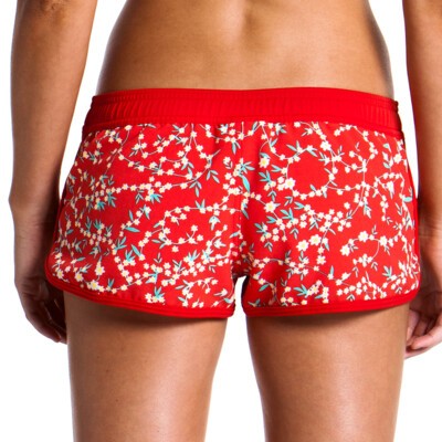 GIRL Seaside Runner Bamboo Shorts In Desert Rose