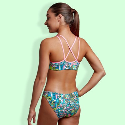 Funkita Single Strap One Piece Weave Please | Girls Swimwear Funkita Single Strap One Piece Weave Please | Girls Swimwear