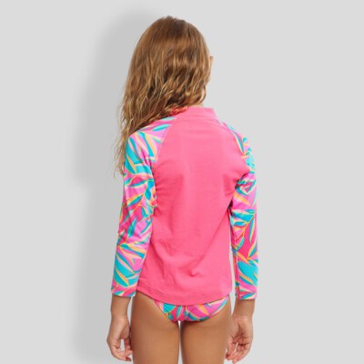 Snuggle Pie Toddler Girl's Zippy Rash Vest