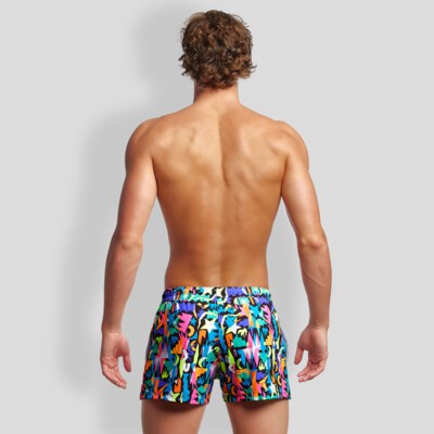 Paper Cut Men's Shorty Shorts Short