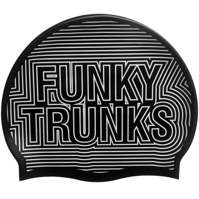 Funky Silicone Swimming Cap Wacky West Swim Training Gear