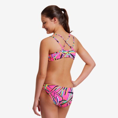 Funkita Racerback Two Piece Lake Acid | Girls Swimwear