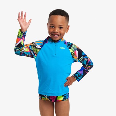 Bel Air Beats Toddler Boy's Zippy Rash Vest