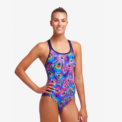 Peacock Paradise Ladies Eclipse One Piece