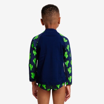 Prickly Pete Toddler Boy's Zippy Rash Vest