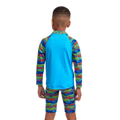 No Cheating Toddler Boy's Zippy Rash Vest