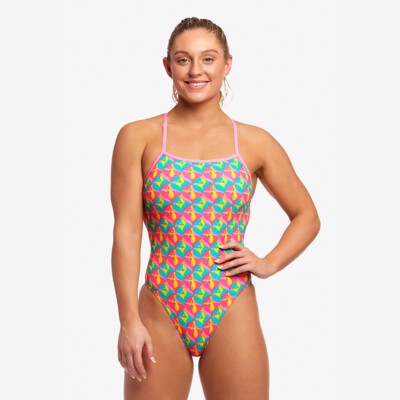 Foxy Friends Ladies Strapped In One Piece
