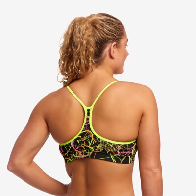 Whip Lash Ladies Swim Crop Top