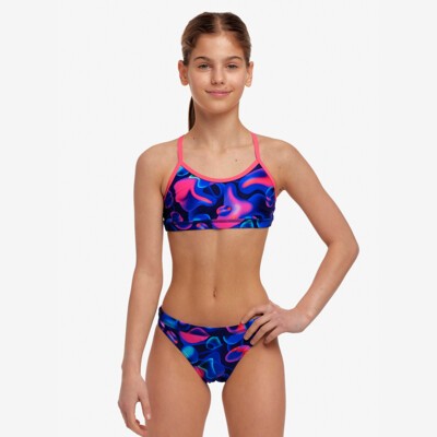Liquid Lights Girl's Racerback Two Piece