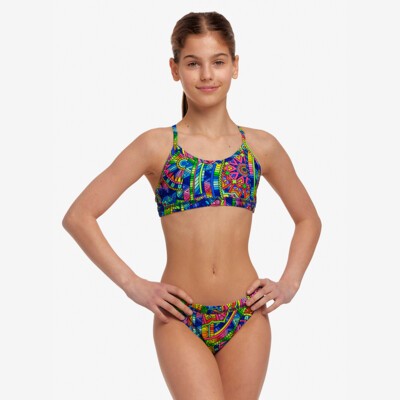 Spin The Bottle Girl's Racerback Two Piece