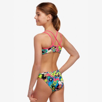 Smash Mouth Girl's Criss Cross Two Piece