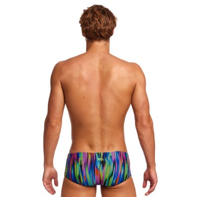 Rainbow top swimming trunks