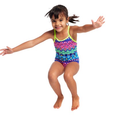 Kris Kringle Toddler Girl's Printed One Piece
