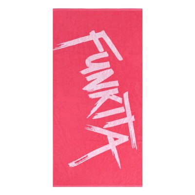 Tagged Pink  Cotton Jacquard Towel