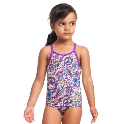 Donkey Doll Toddler Girl's Printed One Piece