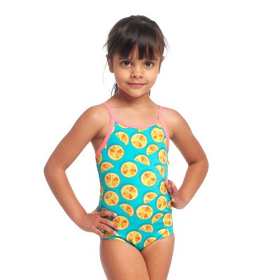 Lime Splice Toddler Girl's Printed One Piece
