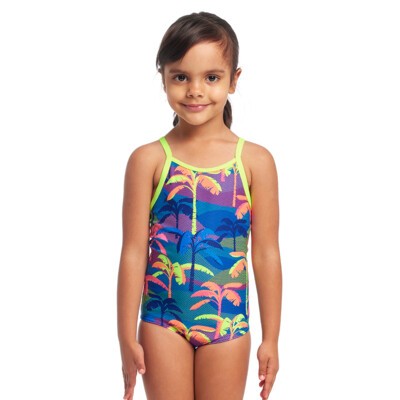 Palm A Lot Toddler Girl's Printed One Piece