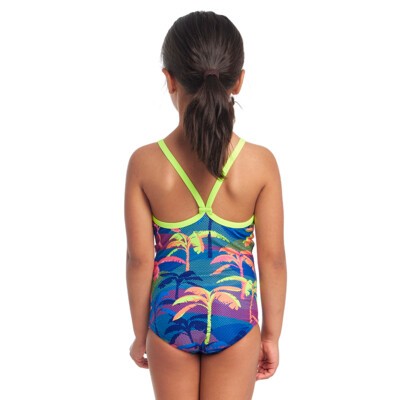 Palm A Lot Toddler Girl's Printed One Piece