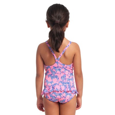Twinkle Toes Toddler Girl's Belted Frill One Piece