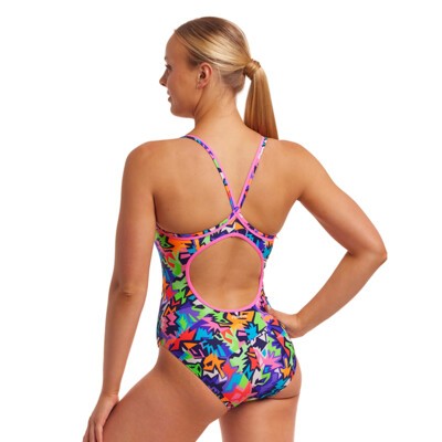 Sharp Edges Ladies Diamond Back One Piece
