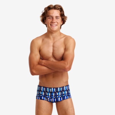 Funky Trunks Sidewinder Swim Trunks Saw Sea | Boys Swimwear