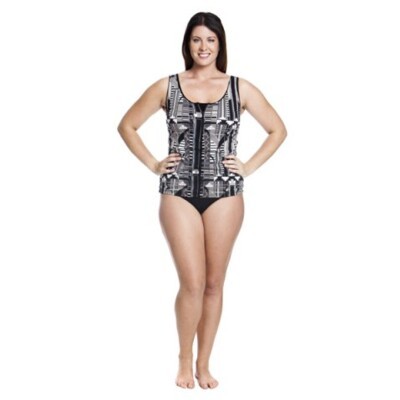 Empire Night Ladies Zip Front Tankini