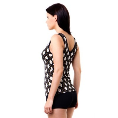 Royal Ascot Ladies Zip Front Tankini