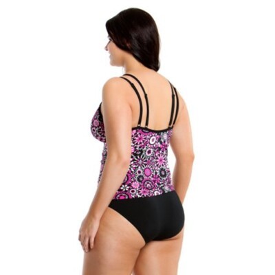 Petals Of Paris Ladies Split Strap Tankini