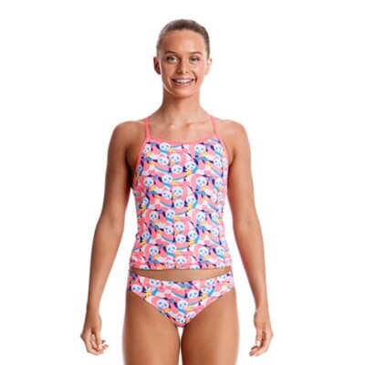 Funkita Tankini Brief Two Piece Check Me Out Girls Swimwear