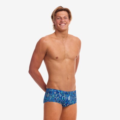 Hook & Tackle - Beer Can Swim Trunks - 6 Colors (S - 2XL) (Size: XL, Color: Steel Blue) - Tropaholic