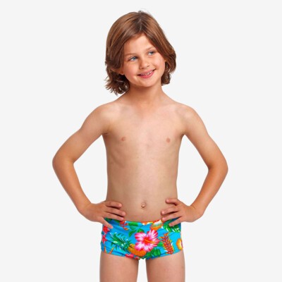 プリン様２枚まとめ　Get Out & Walk Farmer's Boys Funky Trunks Printed Swim Trunks Paint Smash | Toddler Boys
