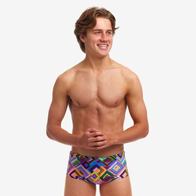 Funky Trunks Sidewinder Swim Trunks Gee A Geo | Boys Swimwear