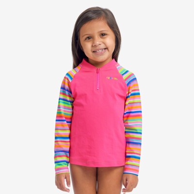 Join The Line Toddler Girl's Zippy Rash Vest