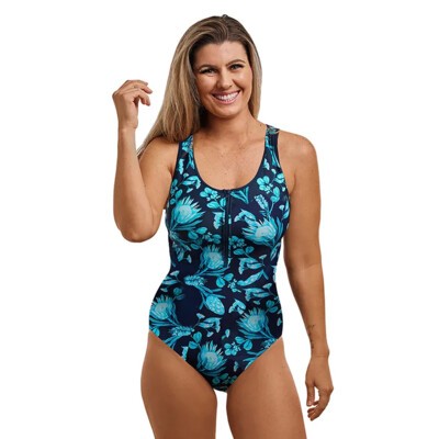 Blue Bell Ladies Zip Front One Piece