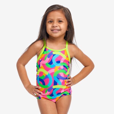 Curly Wurly Toddler Girl's Printed One Piece