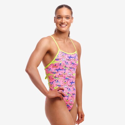 Funkita Strapped In One Piece Blossom Fly | Ladies Swimwear
