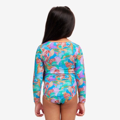 Birdsville Toddler Girl's Sun Cover One Piece