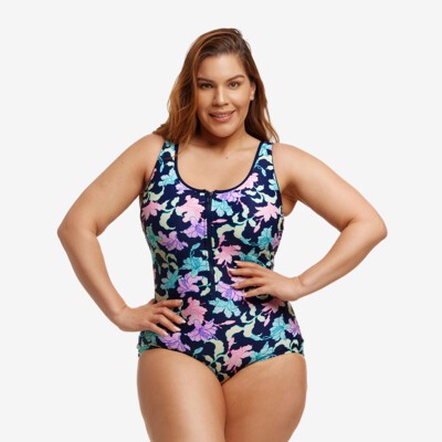 Fast Flow Ladies Zip Front One Piece