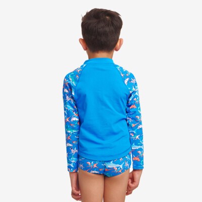 Fin Swimming Toddler Boy's Zippy Rash Vest