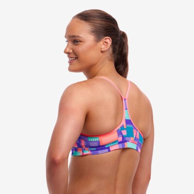 Giga Bit Ladies Swim Crop Top