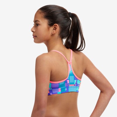 Giga Bit Girl's Swim Crop Top