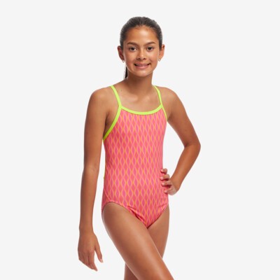 Wicked Waves Girl's Single Strap One Piece